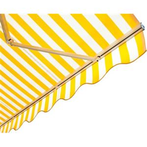 TENDESIGN - Telo di Ricambio per Tenda da Sole Tessuto TEMPOTEST Para' Made in Italy - Su Misura e Personalizzabile - Completamente confezionato con Tondini in gomma, Bordi Laterali e Mantovana.