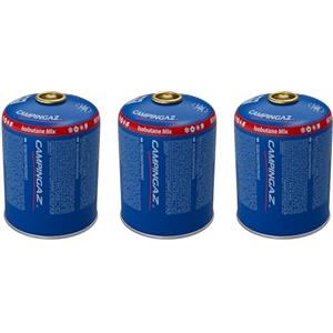 Campingaz CV 470 Plus all Season Cartuccia Gas confetzione da 3, Cartuccia con Tecnologia brevettata Easy Clic Plus, Adatta per fornelli o griglia da Campeggio, butano/propano 450 g (85/15)