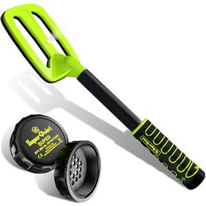 Septpenta Metal Detector, IP68 Impermeabile 3 modalità di Allarme Metal Detector Subacqueo, Ricaricabile USB, Lampada LED Diving Metal Finder per 30 60 M Sott'Acqua(Verde)