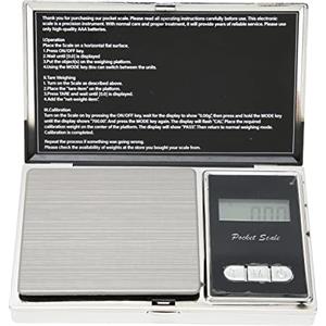 Jenngaoo Bilancia elettronica, 500g 0.01g Bilancia tascabile digitale ad alta precisione Display LCD Bilancia elettronica Bilancia da cucina portatile Bilancia da caffè