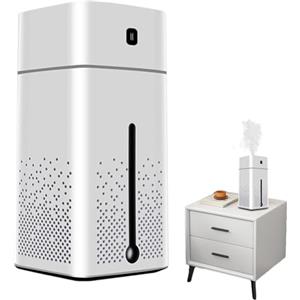 Generic Umidificatore silenzioso ad ultrasuoni per grandi stanze | Umidificatori da scrivania ad ultrasuoni | Umidificatore silenzioso per ambienti di grandi dimensioni, con serbatoio 'acqua da 1 litro