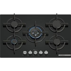 Bosch PPQ7A6I15 - Piano cottura 5 fuochi a gas, 75x52 cm, colore Nero