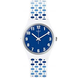 Swatch Orologio Analogueico Quarzo Uomo con Cinturino in Silicone GW201