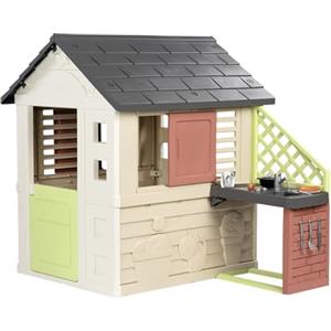 Smoby - Life Casetta Natura con cucina, dai 2 anni, con accessori, 7600810739