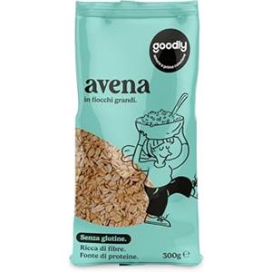 Goodly, Avena in Fiocchi Grandi, Senza Glutine, Ricca di Fibre e Fonte di Proteine, 300 g