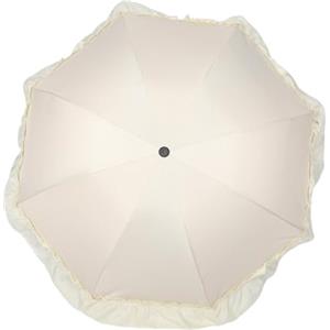 Hohopeti Ombrello da Sole Pizzo Stile Vittoriano per Donna Parasole Princess con Protezione UV Leggero e Resistente per Feste in Giardino e Spiaggia Doppio Uso Sole e Pioggia Beige con