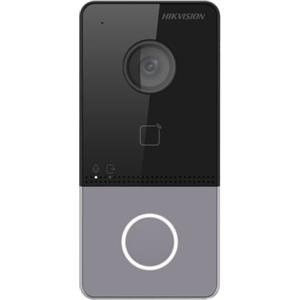 HIKVISION Stazione Esterna del Videocitofono IP Hikvision Campanello Wireless Videocamera Sorveglianza Esterno Funzionamento Autonomo o con Monitor Visione Notturna