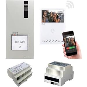 Comelit VIDEOCITOFONO KIT QUADRA E MINI HF WI-FI VIP - COMELIT 8561V