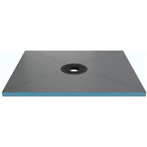 Mai & Mai Piatto Doccia da Piastrellare in Rigida Polistirene 100x120x4 cm, Piatto Doccia Pronto da Piastrellare per Bagno, Tagliabile Dimensione XPS-Duschboard01