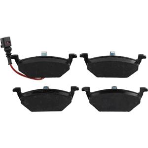 TRW GDB1386 Set di 4 Pastiglie Freno Anteriori per Volkswagen Golf IV (1997-2008) con Contatto di Usura