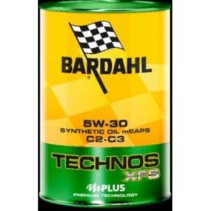 Bardahl 342040 - Olio Motore per Auto, Technos XFS C2 C3 5W30, Massimizza le Prestazioni del Motore, Formula 100% Sintetica, 1 Litro