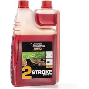 La zappa Olio per miscela sintetico Stroke per lubrificazioni di motori raffreddati ad aria a 2T (1000 ml)