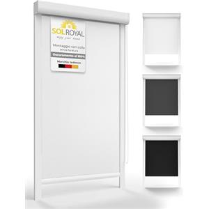 Sol Royal Tenda a Rullo Oscurante Termica Isolante con Guide Laterali senza