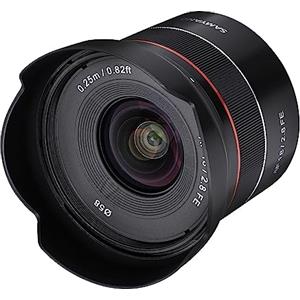Samyang AF 18 mm F2.8 FE (Tiny but Super Wide) - Autofocus full formed APS-C obiettivo a distanza focale fissa Sony E E-Mount per Sony Alpha A9 A7 A6600 A6500 A6400 A6300 A6000 A5100 A500 Nex