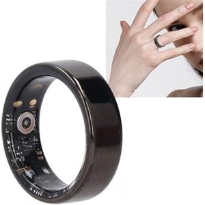 Jectse Smart Ring Health Tracker, IP68 Resistente All'acqua Molteplici modalità Sportive Contapassi Monitoraggio delle Calorie Anello Fitness Tracker per lo Sport, Sincronizzazione in