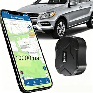 TKMARS Localizzatore GPS senza Abbonamento 10000mah TK905B Localizzatore GPS per Auto 160 Giorni in Standby per Auto con APP Allarmi Multipli IP65 Impermeabile Forte Magnetico