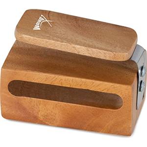 XDrum CW-S Cajon Woodblock - Woodblock montabile - Fascia a strappo sul retro - Può essere suonato con mani e bacchette - Suono molto incisivo