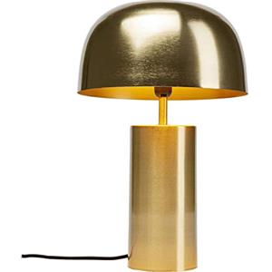 Kare Design Lampada da Tavolo Loungy Gold, Oro, Abat Jour, Soggiorno, Nicchia, Forma Fungo, Sala Pranzo, Stile Elegante, Moderno, Classico, Linee Semplici, 38X25X25Cm (A/L/P), Lampadina Non Inclusa
