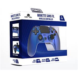 Freaks And Geeks Gamepad Bluetooth Senza filo per PS4 Blu metallizzato - Freaks And Geeks