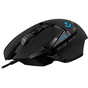 Logitech G G502 HERO Mouse Gaming Prestazioni Elevate, Sensore HERO 25K, 25.600 DPI, RGB, Pesi Regolabili, 11 Pulsanti Programmabili, Memoria Integrata, PC/Mac/Laptop - Nero