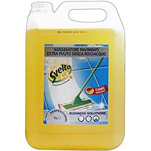 SGWEB Professional Svelto Detersivo Pavimenti Professionale al Limone Effetto Sgrassante Set 2 Taniche da 5 Litri Totale 10 Litri