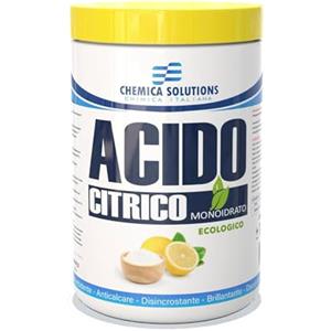 HYTAMA TOOLS Acido Citrico Monoidrato Ecologico Multifunzione, Detersivo pavimenti, Pulizia Calcare lavatrice,Brillantante Decalcificante,Alimentare E330 1Kg Chemica Solutions