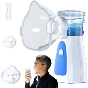 Generico Nebulizzatore portatile silenzioso per aerosol, adatto ad adulti e bambini, ideale per l'uso domestico e in viaggio.