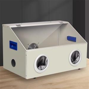 Generic Scatola di raccolta polvere con luce LED e ventola per lucidatrice, copertura ad alta trasparenza con manico a doppio lato