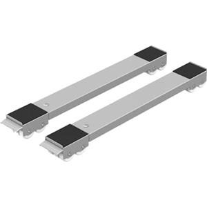 TYGHBNM Staffa for Mobili, Base Robusta for Rulli for Elettrodomestici, Strumento Mobile Con 24 Rulli, Lavatrice E Accessori for La Casa(Sliver 2pcs)