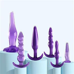 Jrxprxinps CL-Kit Da Allenamento In Silicone Viola Per Coppie Ṕlūg Ḁnàli Ḁnàlé Ḅūṱṱ Ṕlūg Pîccólo Dilàtâtore Ânâls Dónna Ḁmǎl Ṕļūgs Plây Ṕlūg Ânâlṕlūg Tóy