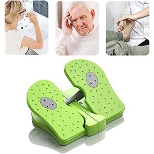 YUEHISY Macchina Stepper per Piedi con Punto di Massaggio Convesso per Allenatore di Allenamento per le Gambe, Mini Stepper Trainer Pieghevole Portatile e Silenzioso, Applicabile per Uffici/Cover,