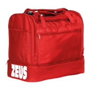 Etoile Borsa Small per Zeus Sport Ampio Scomparto Relax Allenamento Fitness Palestra Borsone Borse Borsoni Attrezzatura Sportiva Calcio Calcetto Campetto Fondo Rigido (Rosso, H 40 x L 47 x P 26 cm)