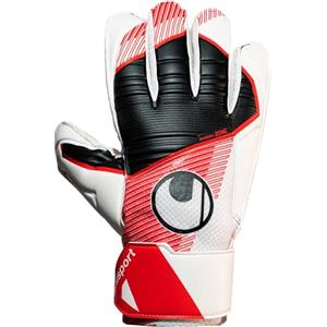 uhlsport Starter Soft Maignan #344 - guanti da portiere Unisex-Gioventù, blanc/rouge/noir, 2.5 -