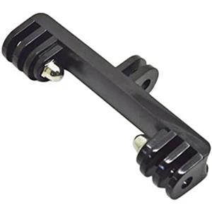 FEICHAO Supporto flash a doppia testa per treppiede adattatore per luce di riempimento microfono fotocamera orizzontale doppio supporto staffa macchina (1 pezzo)