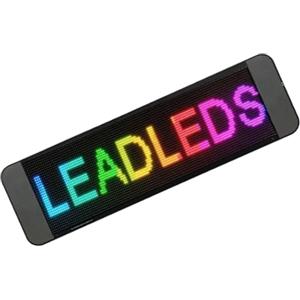 Cryfokt Insegna LED a Scorrimento Ultraluminosa, Insegna LED Flessibile a Matrice di Punti 64x20 con Telecomando, Display Programmabile Ultra Luminoso da 13,7 X 4 Pollici,
