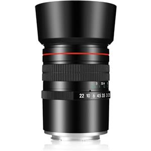 JINTU Obiettivo fisso manuale 85 mm f1.8 Full Frame Portrait Lens per fotocamere mirrorless Sony E Mount FE NEX a5000 a5100 a6000 a6600 A7, A7II, A7R, Nex,A7iii A6500, nero