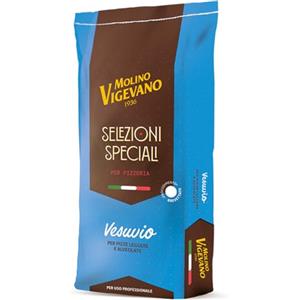Lo Conte Molino Vigevano | Vesuvio Farina 0 Ideale per Pizza e Preparazioni a Media Lievitazione e Pizza Napoletana Contemporanea (10 kg)