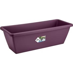 Elho Barcelona Trough 70cm Fioriera da Balcone - Porpora Acero