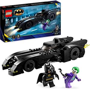 LEGO DC Batmobile: Inseguimento di Batman vs. The Joker, Set Iconica Batmobile del 1989 con 2 Minifigure e Batarang, Macchina Giocattolo del Supereroe, Idea Regalo per Bambini e Bambine 76224