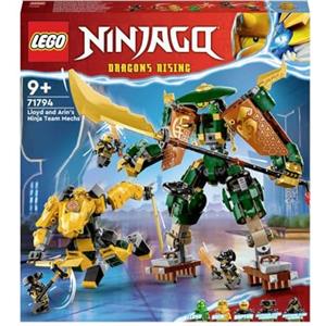 Lego Ninjago 71794 The Ninjas Lloyd e Arin Robot Team, Ninja Toy for Children