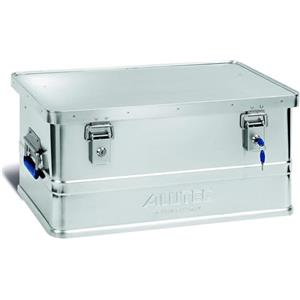 ALUTEC Classic 48 - Contenitore in alluminio 48 litri con cerniere robuste, dimensioni esterne 575x385x270 mm