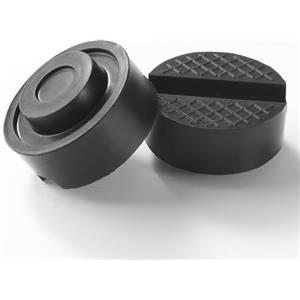 YIXISI 2 Pezzi Tampone in Gomma Universale per Cric con Scanalatura e Superficie Antiscivolo (65 * 35mm)