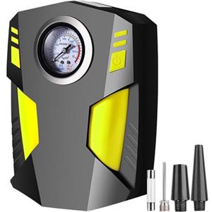 Generisch Gonfiatore digitale per pneumatici, compressore d'aria per pneumatici, pompe per pneumatici, pompa portatile Airs Compressor senza cordless con doppio valore digitale, mostra pompa ad aria elettrica