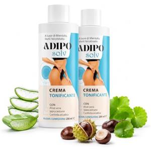 ALOHALABS AdipoSolv Crema Sciogli Grasso 400ml - Liporiducente Snellente e Rassodante - Trattamento Anticellulite e Antismagliature