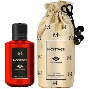 Generico Almprofshop PROFUMO Montage Tobacco Rouge Eau de Parfum Natural Spray100ml Unisex DUPE RED TOBACCO