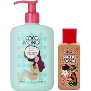 Coco Monoi Latte Corpo Idratante e Illuminante 2in1 - Profumo di Cocco e Fiori di Tiarè, Pelle Morbida e Luminosa, Donna, 200 ml (1 Unità)