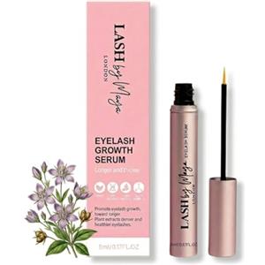 AAFGVC Glowsty Lashes Siero Ciglia/Lash By Marya Siero Ciglia London Rosa 2.0—Trattamento Ciglia Delicato Con Ginseng Swertia Japonica E Vitamina B2 Per Un Aspetto Più Folto E Ordinato Ogni Giorno (1 pezzo)