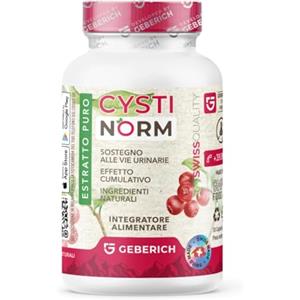 CYSTINORM Capsule CYSTINORM | Salute delle vie urinarie | D-Mannosio 720 mg + Estratto di mirtillo rosso 300 mg | Salute della vescica | Con corbezzolo e bioflavonoidi | Integratore Alimentare
