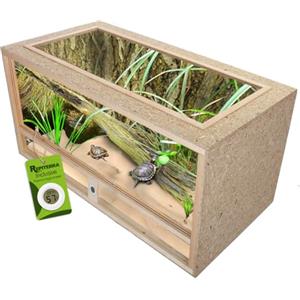 REPITERRA Terrario per tartarughe serpenti lucertole - ventilazione superiore - 120x60x60x60 cm