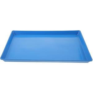 VANZACK Vaschetta per Gabbia Cane in Plastica Blu, Pratica e Facile da Pulire | Box e Recinti, Bordo Rilievi, Riutilizzabile e Tenuta, per Animali Domestici